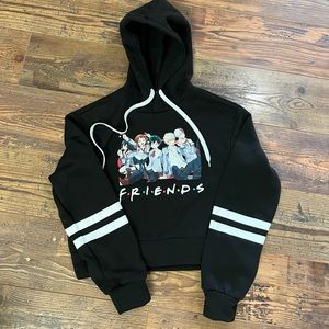 BNWOT My hero Academia crop top sweatshirt